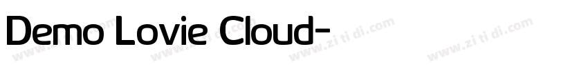 Demo Lovie Cloud字体转换